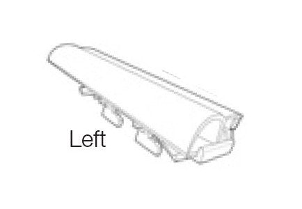 Gripper Gondola Upright Header - Sign Holder for 16" Rigid Signs - Image 2