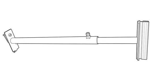 Telescopic Gripper Aisle Sign Holder - Gondola - Image 2