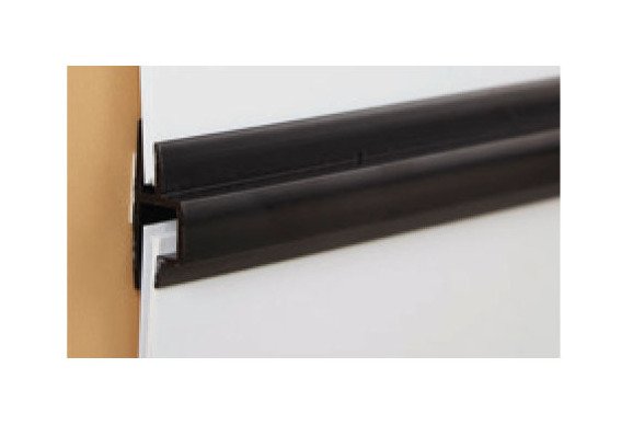 30-Inch White Spiral Dual-Channel Sign Holder - Image 3