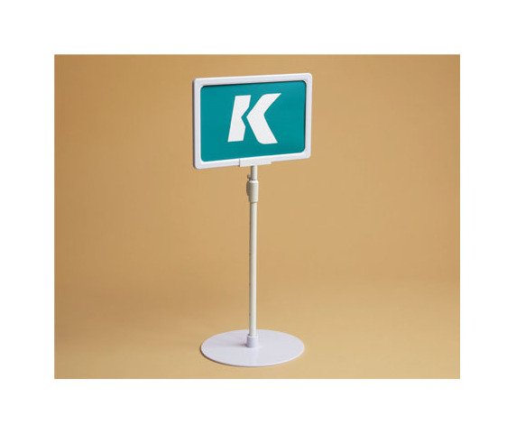 Adjustable Stem K-Frame Sign Holder - 11x8.5" - Image 1