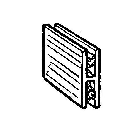 3" Gripper 'H' Sign Holder for Wire Fixtures - Image 2