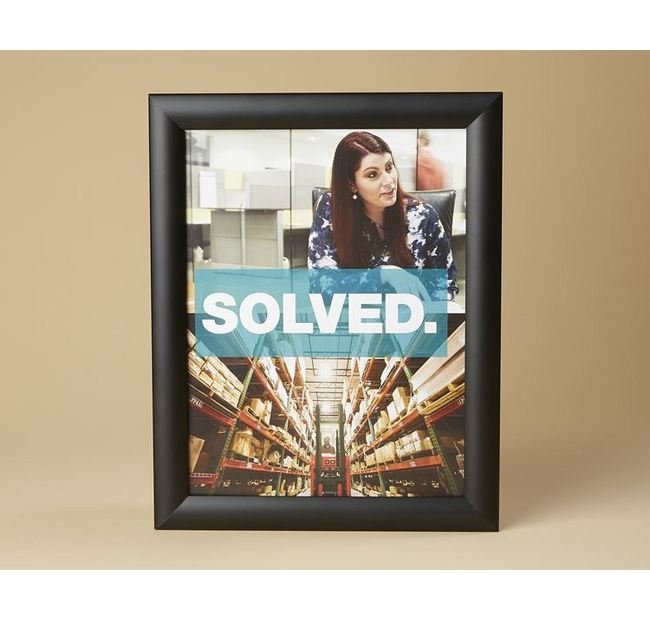 22" Snap-Down Metal Sign Frame - Image 3