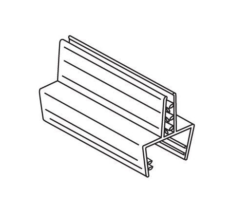 Square Edge Gripper Sign Holder - 0.625 to 0.750" Base Capacity - Image 2