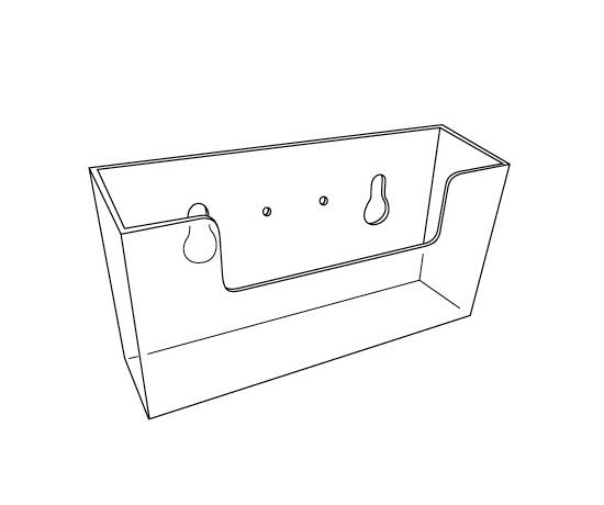 Clear Styrene Coupon Holder Mount - Image 2