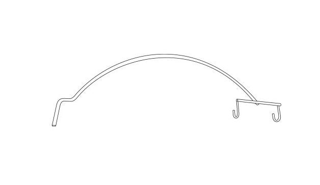 Arched Aisle Sign Arm Hanger - Image 2