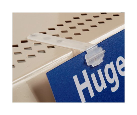 Flushmount Self-Piercing Paper Sign Holder - Image 1