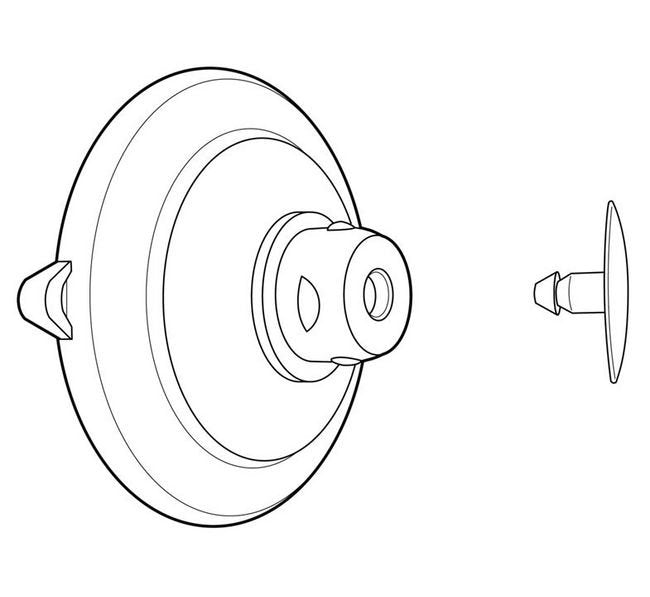 Heavy-Duty Suction Cup with Tamper-Resistant Thumbtack - Image 2
