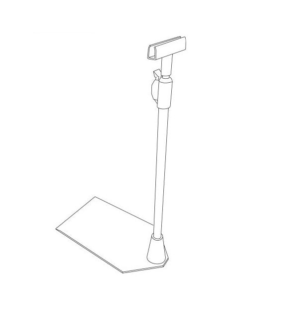 White Adjustable Stem Holder for K-Frames - Image 2