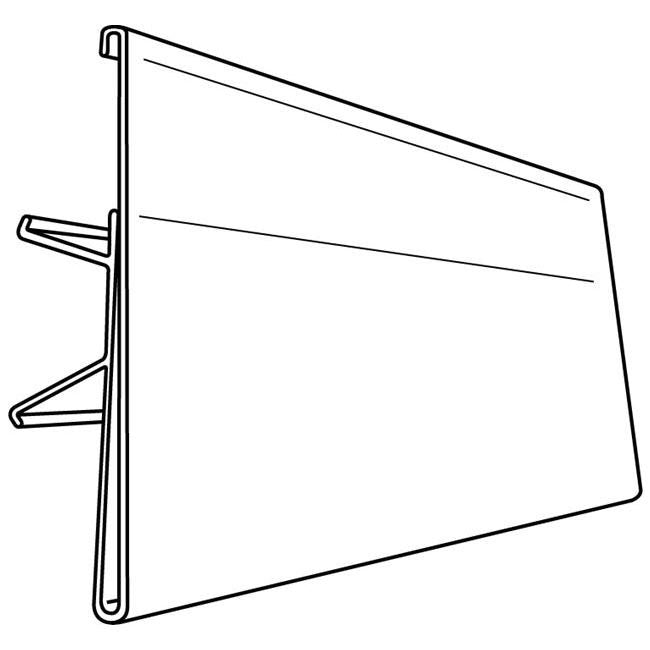 Shelf-Mount Covered-Face Sign Holder - Image 2