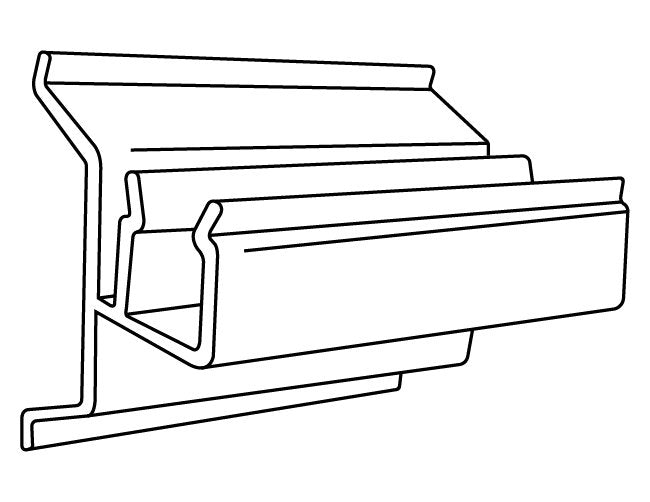 2-Inch Clear Plastic Modular Sign Frame - Image 2