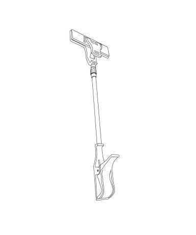 Heavy Duty Telescopic Clip-On Sign Holder - Rotating Display Stand - Image 2