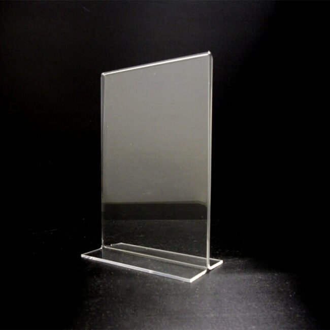 4x6 Acrylic Bottom Loading Sign Holder - Image 3