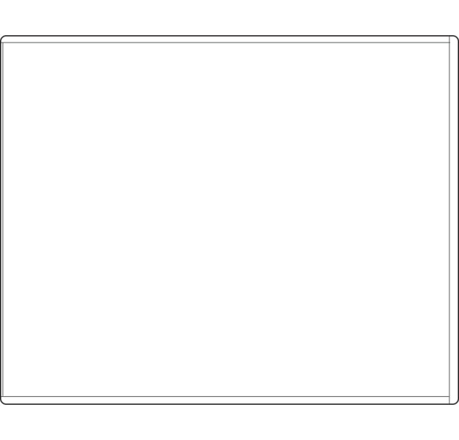 Clear Sign Protector Sleeve for 8-1/2" x 11" Prints - Image 2
