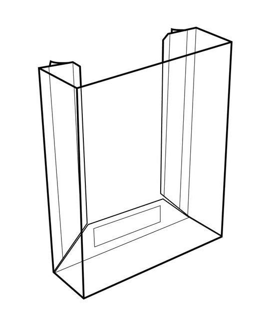 Pre-Formed Literature Pockets - 6-1/8" x 5" - Image 2