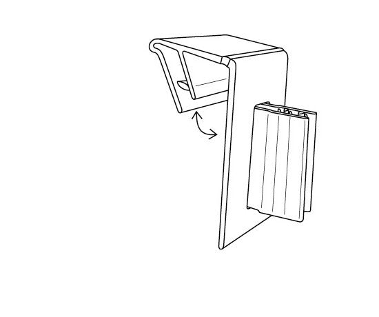 Universal Flag Sign Holder with Angled Hinged Design - Image 2