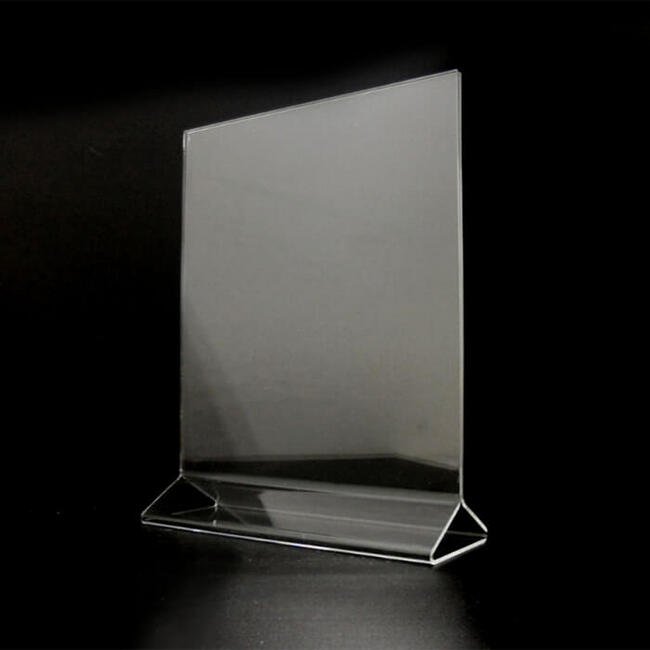 Premium 8.5x11 Clear Acrylic Top Loading Sign Holder - Image 3