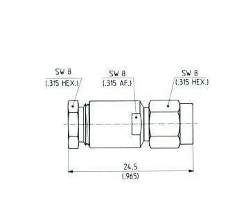 SMA Straight Cable Plugs (Male) - RG 58, 223, 400 - Image 2