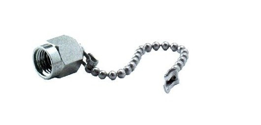 SMA Female Protective Cap with Chain for Jacks - Image 1
