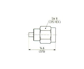 SMA Straight Panel Cable Plug (Female) - Image 3