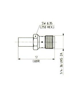 RG 316 SMA Straight Cable Plugs (Female) - Image 2