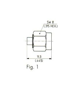SMA Straight Cable Plugs (Male) - EZ 86, DC-18 GHz - Image 2