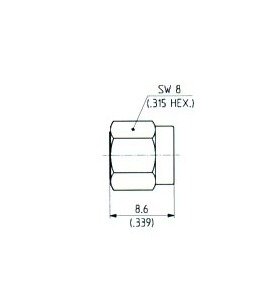 SMA Straight Cable Plugs (male) for EZ 141 - No Pin - Image 2