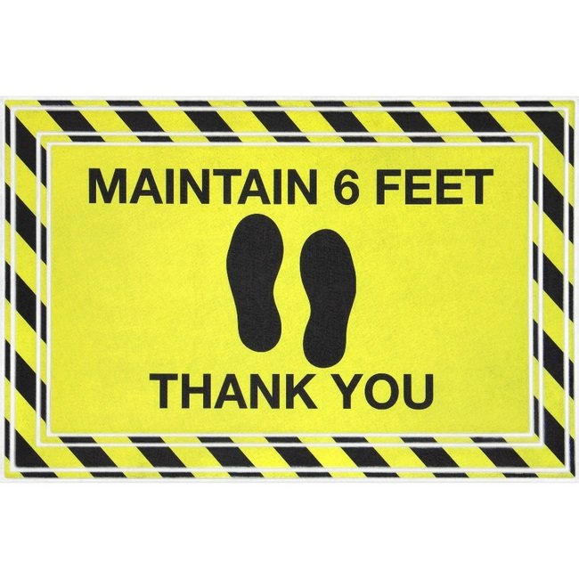 Saniguard™ 24x36 Social Distancing Mat - Image 1