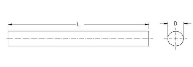 UM10 Grade 5/16 in Diameter Imperial Precision Ground Solid Carbide Rod - Image 2