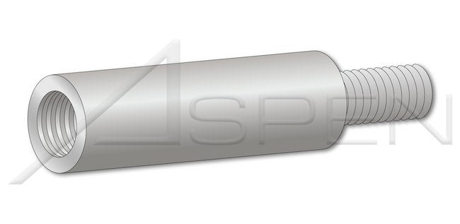 1/4 Inch (in) Diameter Aluminum Alloy # 2011 Round Male-Female Standoff - Image 1