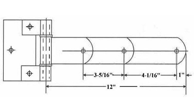 Heavy-Duty Steel Laminated Hinges - Image 2