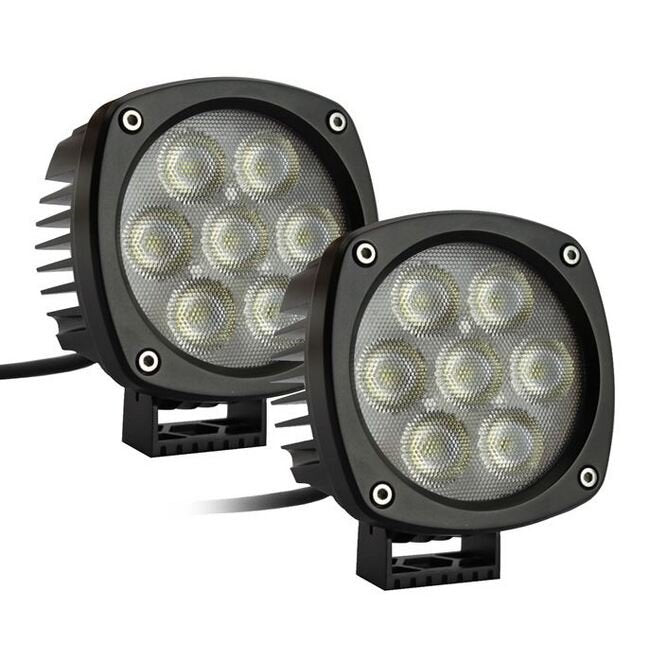 Monroe Heavy Duty 4.3" Round Cree Spot Light (Pair) - Image 1