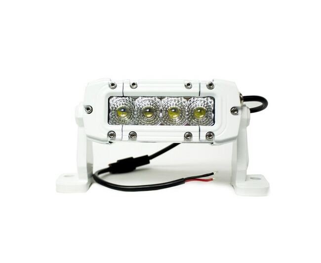 Marine Sport 4-Inch LED White Light Bar - Corrosion Resistant, 1750 Lumens - Image 1