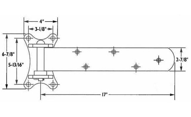 Heavy Duty Cold Storage Door Hinges - Image 2
