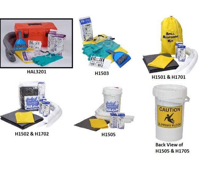 Oil Selective Spill Kit in a UN/DOT White Screw Top - 6.5 gal Capacity - Image 1