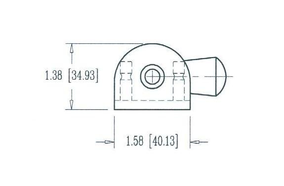 Spring Latch 1/2" Zinc - Heavy-Duty Security Lock for Institutional Use - Image 4