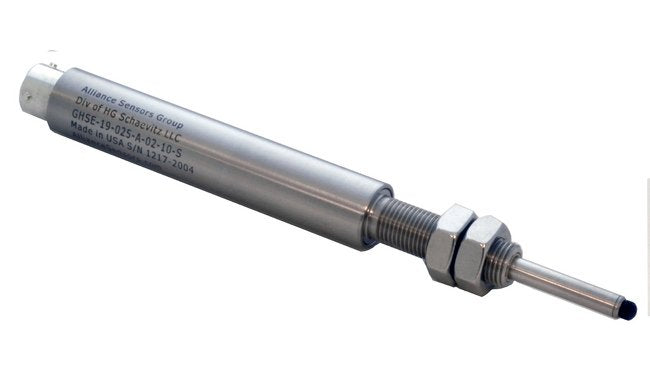 1" Stroke Spring Loaded Linear Sensor - Stainless Steel Body - Image 1