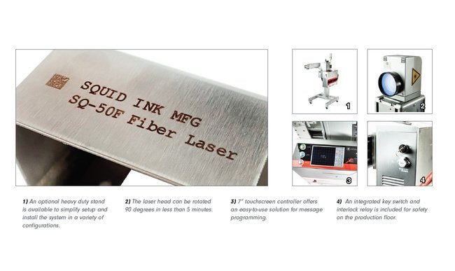 Squid Ink SQ-50F Fiber Laser Coding System - Image 2