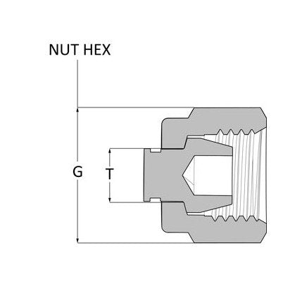 Unilok Tube Fitting Plug - 3/8 Inch, 316 SS - Image 2