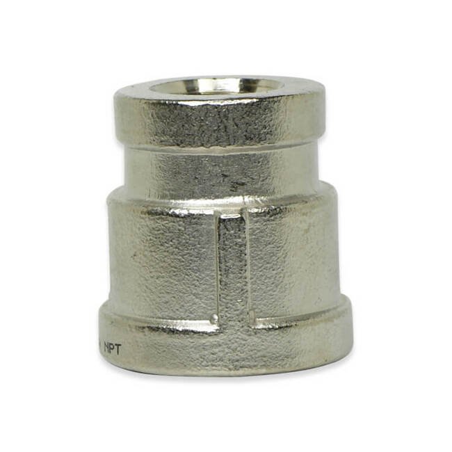 SSRC Series 3/4 x 1/2 Inch (in) Female National Pipe Thread (FNPT) Reducing Connector Fitting - Image 1