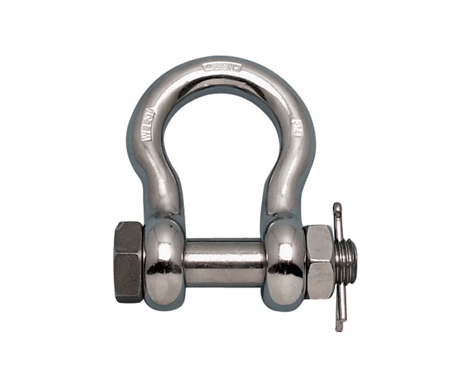Suncor US Bolt Anchor Shackle, 316 Stainless Steel, 3/4" - Image 1