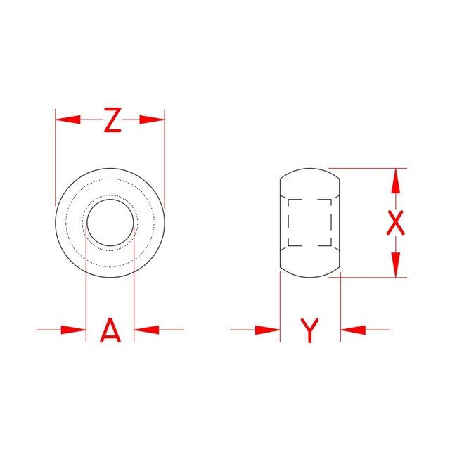 Grade 316 Stainless Steel Plain Ball Sleeve - Image 2