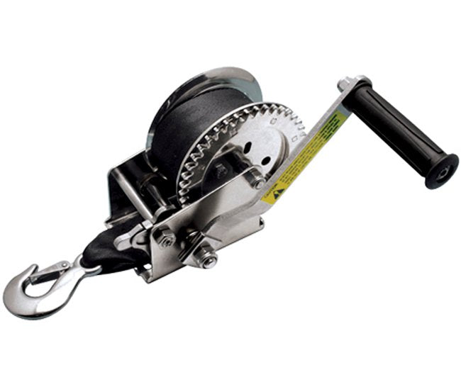 Stainless Steel Trailer Winch with Ratchet Lever - Image 1