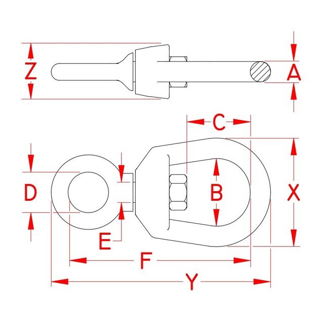 316 Stainless Steel Swivel for Lifting & Rigging - Image 2