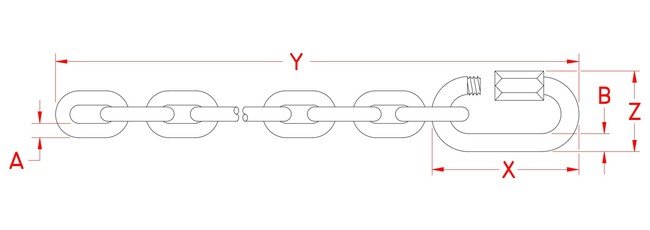 Stainless Steel Trailer Safety Chain Pack - Image 2