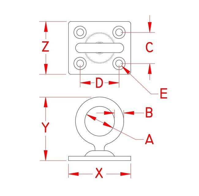 Marine-Grade Stainless Steel Swivel Pad Eye - Image 2