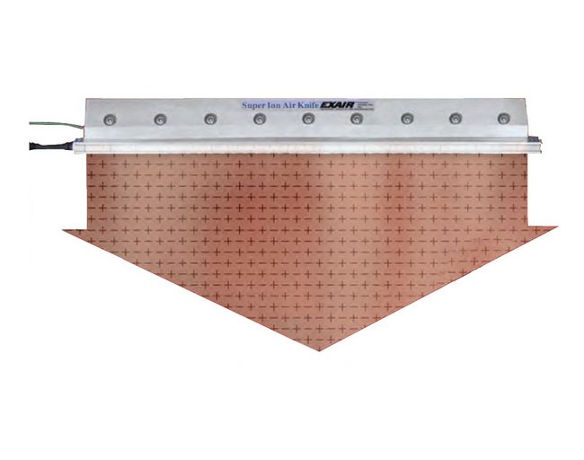 EXAIR 111096 Super Ion Air Knife - 96 Inch Length - Image 1