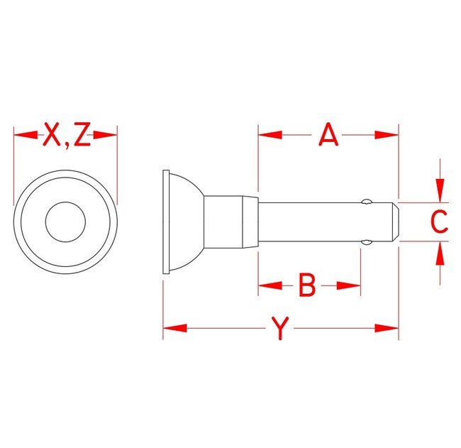 316 Stainless Steel Quick Lock Pin - Image 2