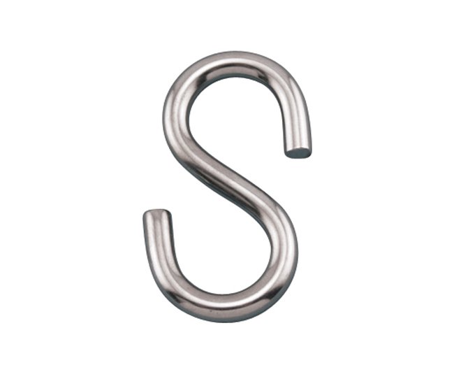 Grade 316 Stainless Steel 'S' Hook - Image 1