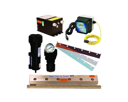 84 Inch Deluxe Super Ion Air Knife Kit for Static Elimination - Image 1