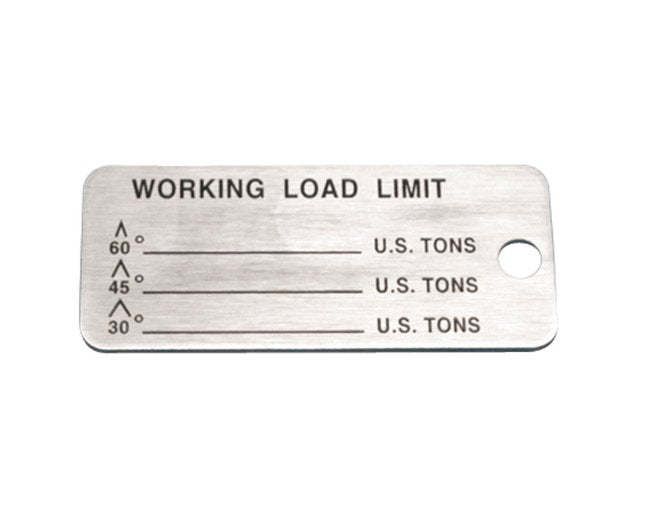 Stainless Steel Sling Identification Tags - Image 1